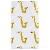 サクソフォーン スモールペーパーバッグ (裏面)