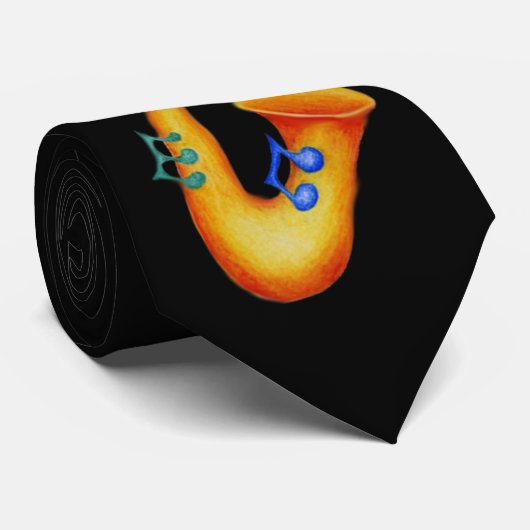 サクソフォーン ネクタイ (ロール)