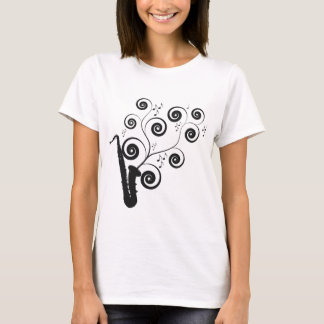 サクソフォーン Tシャツ