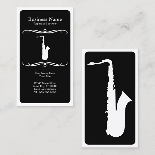 サクソモダンフォン 名刺 (正面/裏面)