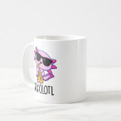サクソロトル 面白いサックスのダジャレ コーヒーマグカップ (正面左)