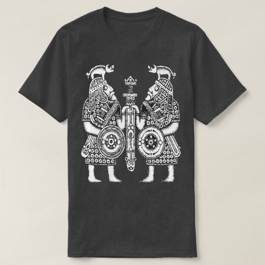 サクソンの戦士 Tシャツ (デザイン正面)