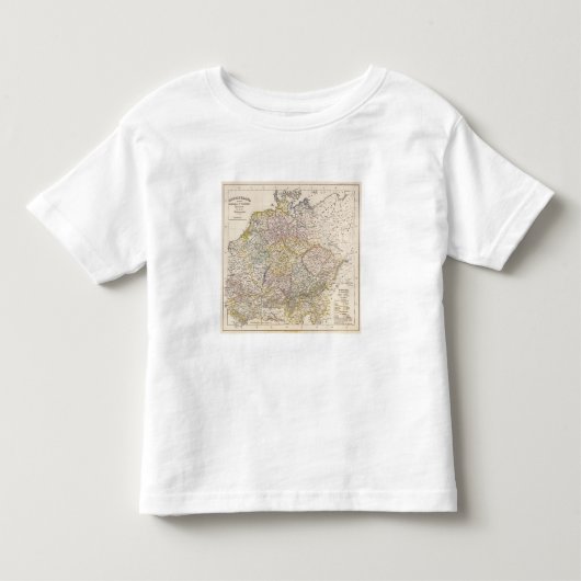 サクソン人の下のドイツ トドラーTシャツ (正面)