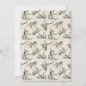 サクタス砂漠結婚式招待状 招待状 (裏面)