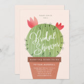 サクモダンスブライダルシャワー 招待状 (正面/裏面)