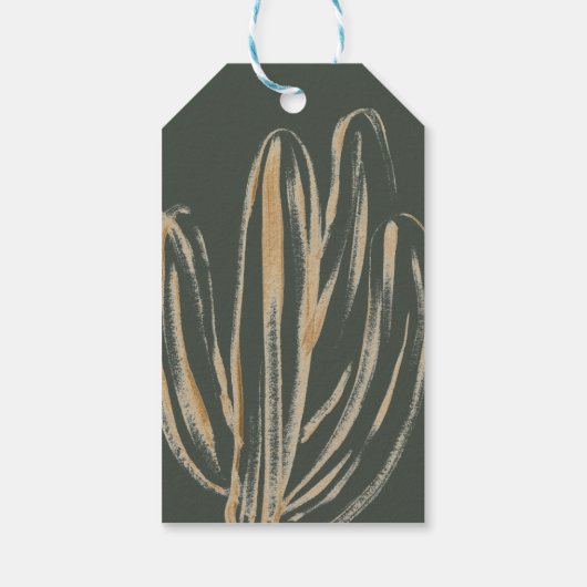 サクモダンスベビーギフトラベル- 2 x 3.5インチ ギフトタグ (裏面)