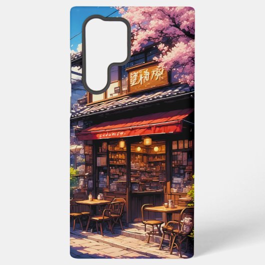 サクラキッサ - 桜のカフェ SAMSUNG GALAXYケース (裏面)