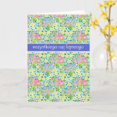 サクラソウのバースデー・カード、ポーランドの挨拶 カード (黄色い花)