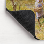 サクラソウの採集 マウスパッド (コーナー)