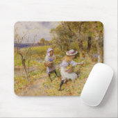 サクラソウの採集 マウスパッド (マウス)