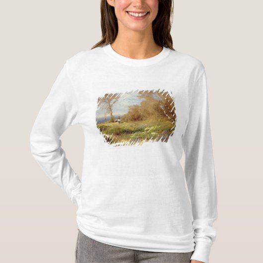 サクラソウの採集 Tシャツ (正面)