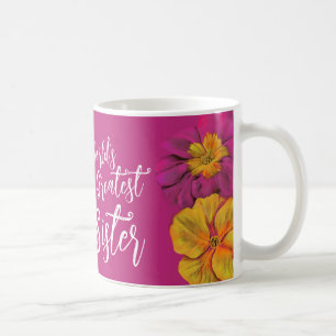 サクラソウ属の花の世界で最も素晴らしい姉妹の藤色のマグ コーヒーマグカップ