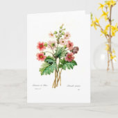 サクラソウ属のsinensis カード (黄色い花)