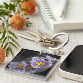 サクラソウ花 キーホルダー (正面右)