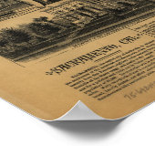 サクラメントの地図, Birds-Eye View, 1890 ポスター (角)