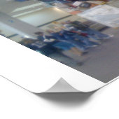 サクラメントエアポートカリフォルニアで荷物の山 ポスター (角)