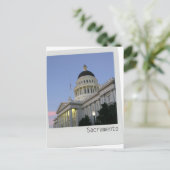 サクラメントカリフォルニアキャピトル建物はがき ポストカード (スタンド正面)