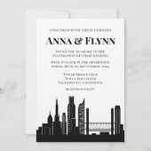 サクラメントカリフォルニアシティスカ結婚イラインズ 招待状 (正面)