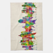 サクラメントカリフォルニアスカイライン キッチンタオル (縦)