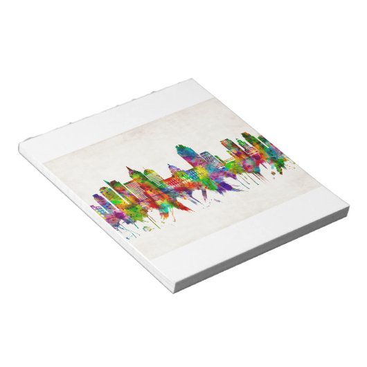 サクラメントカリフォルニアスカイライン ノートパッド (アングル)