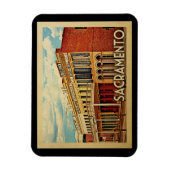サクラメントカリフォルニアヴィンテージトラベル マグネット (縦)