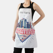 サクラメントカリフォルニア統一された州スカイラインUSA エプロン (インサイチュ)