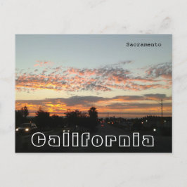 サクラメントカリフォルニア – 夕べ交通 ポストカード