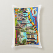 サクラメントカリフォルニアCAラージレター アクセントクッション (正面(垂直))