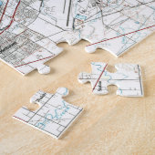 サクラメントカリフォルニアMap (1994年) ジグソーパズル (側面)