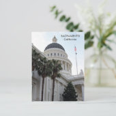 サクラメントキャピトル建物はがき! ポストカード (スタンド正面)