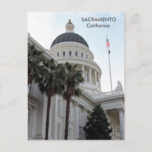 サクラメントキャピトル建物はがき! ポストカード (正面)