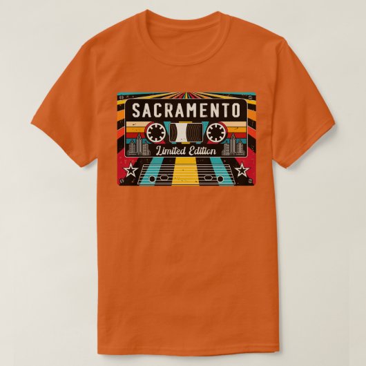 サクラメントシティヴィンテージ Tシャツ (デザイン正面)