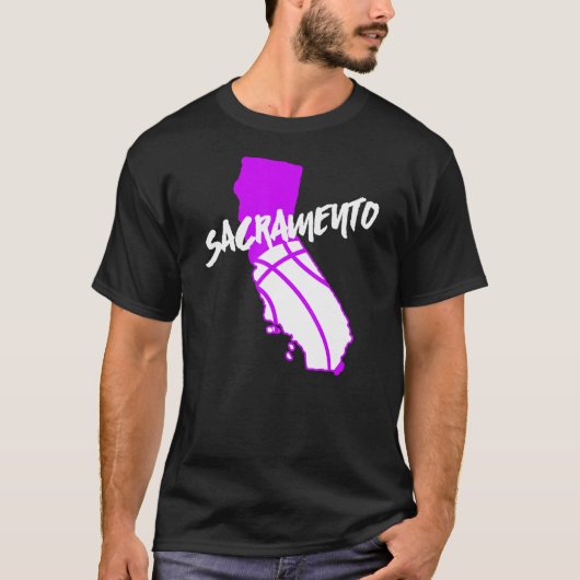 サクラメントバスケットボール Tシャツ (正面)