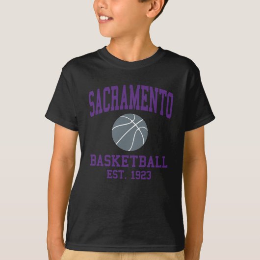 サクラメントバスケットボール Tシャツ (正面)