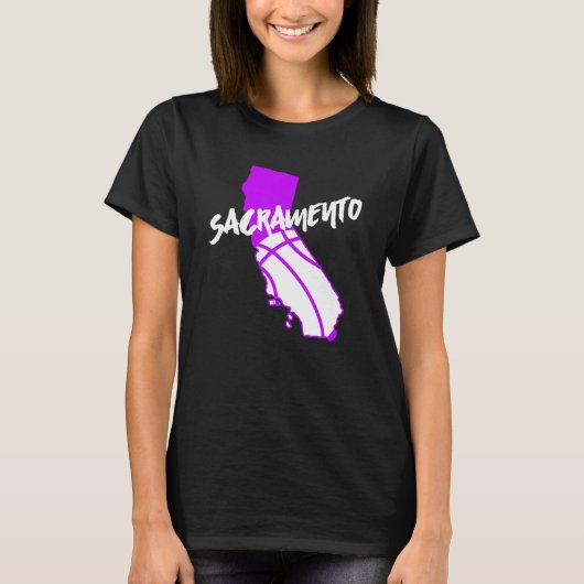 サクラメントバスケットボール Tシャツ (正面)