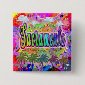 サクラメントビスタボ表現タン 缶バッジ (正面)