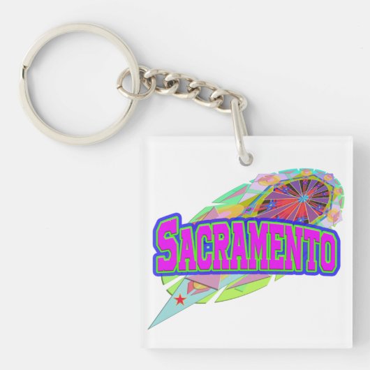 サクラメントフューチャーキーチェーン キーホルダー (正面)