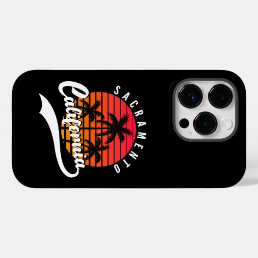 サクラメントレトロケースメイトiPhone 14 Proケース Case-Mate iPhoneケース (裏面 (横))
