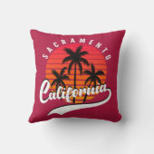 サクラメントレトロサンセット装飾用クッション クッション (裏面)