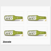 サクラメント保「ミッドタウンヤンキー」ボトルステッカー 長方形シール (シート)