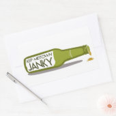 サクラメント保「ミッドタウンヤンキー」ボトルステッカー 長方形シール (封筒)