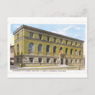 サクラメント公立図書館歴史はがき ポストカード