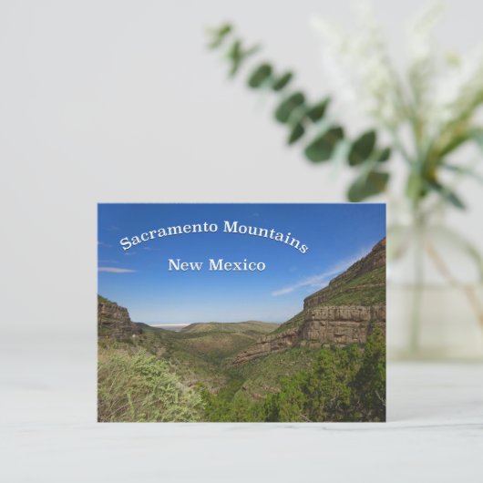 サクラメント山々はニュー転がメキシコの高に近い ポストカード (スタンド正面)