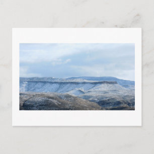 サクラメント山脈の冬の景色 ポストカード