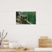 サクラメント川沿いの風光明媚な鉄道 ポスター (キッチン)