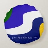 サクラメント州旗 ラウンドクッション (裏面)