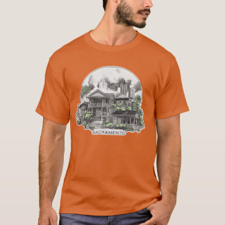 サクラメント市 カリフォルニア アメリカ レトロ Tシャツ