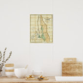 サクラメント渓谷の地図 ポスター (キッチン)