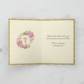 サクラメント確認宗教ピンクローズホリド シーズンカード (内部)