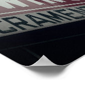 サクラメント裁縫マシンセンター ポスター (角)